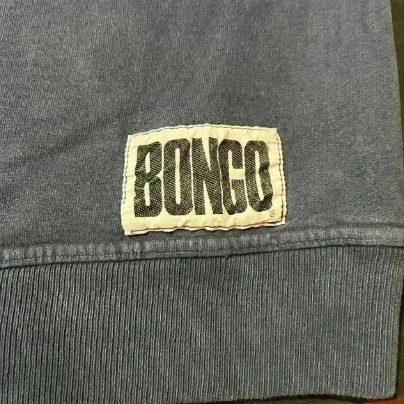 VTG 80s/90s BONGO Gene Montesano Thrashed Womens Sweatshirt Large USA Oversized - Picture 14 of 16